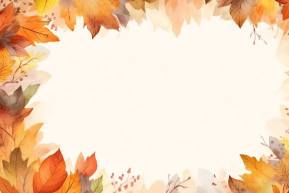 Autumn Border Background: A Timeless Design Element for Creative Projects