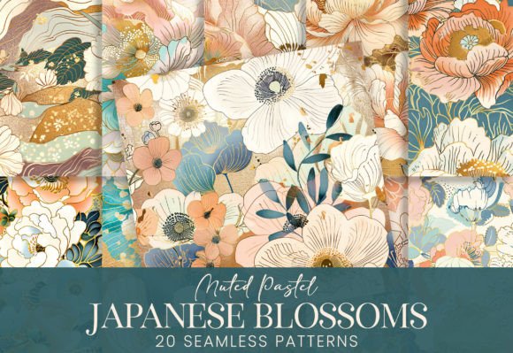 Japanese Blossoms Asian Floral Patterns: A Strategic Design Element for Creative and Professional Use