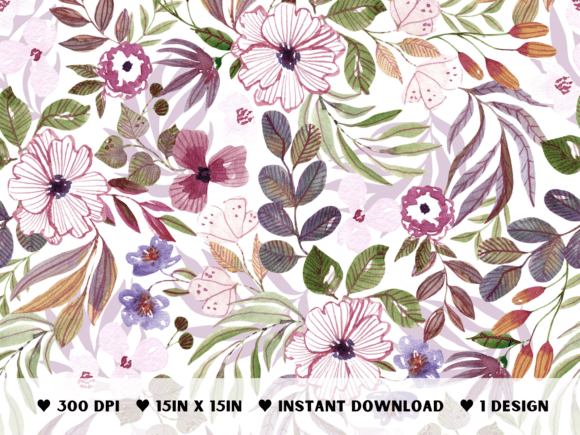 Morning Colors Watercolor Pattern: A Versatile Design Element for Creative Projects